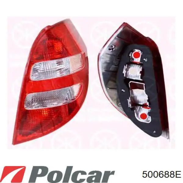 Lampa zespolona tylna prawa 500688E Polcar