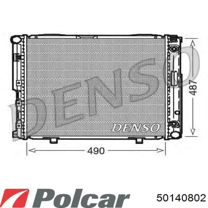 Chłodnica silnika Polcar 50140802 cena, od 107,27 USD