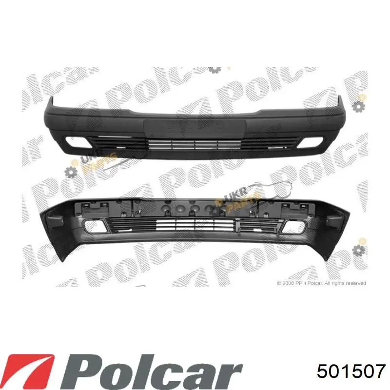 501507 Polcar Zderzak przedni
