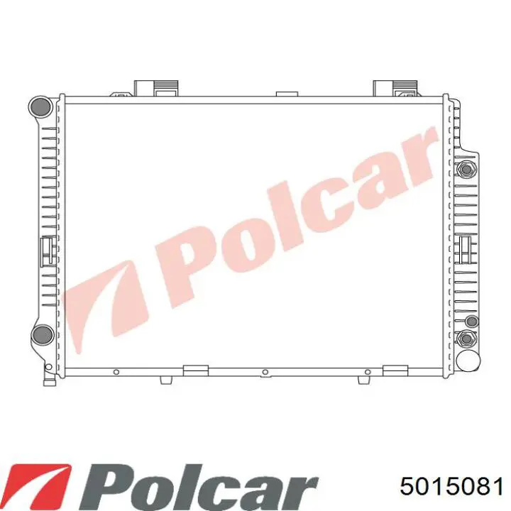 Do koszyka 5015081 Polcar Chłodnica silnika