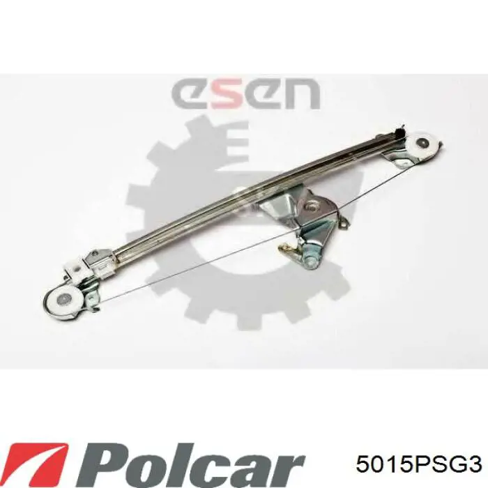 Mechanizm podnoszenia szyby drzwi tylnych lewych 5015PSG3 Polcar
