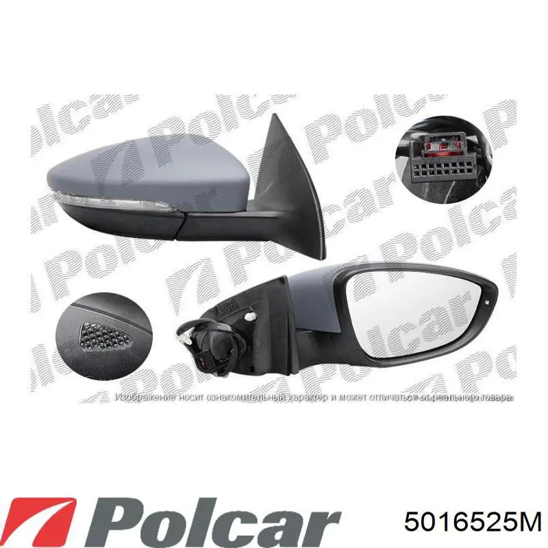 Lusterko wsteczne prawe 5016525M Polcar