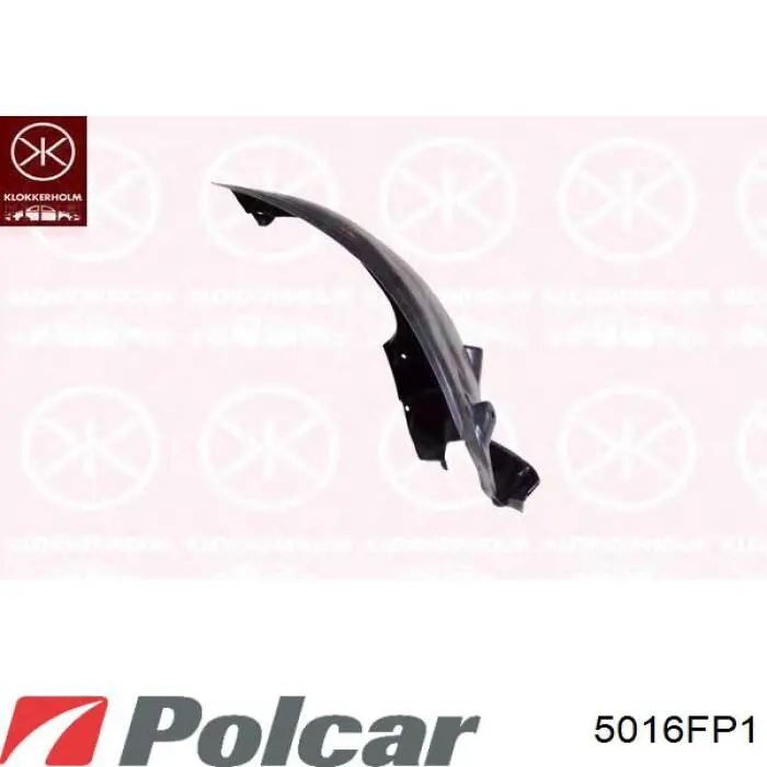 Do koszyka 5016FP1 Polcar Nadkole błotnika przedniego prawe przednie