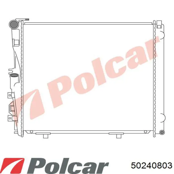 Chłodnica silnika 50240803 Polcar