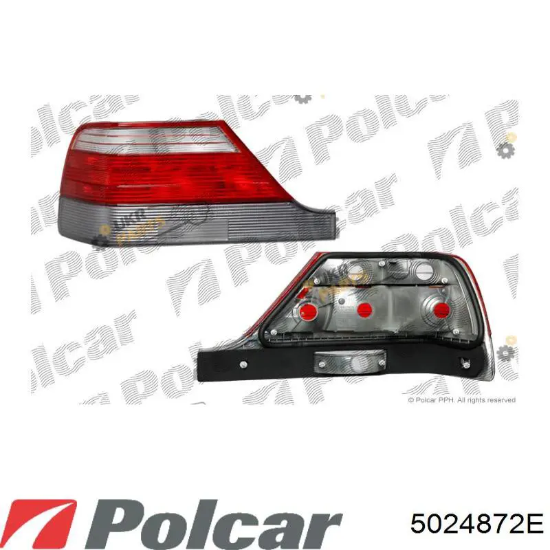Lampa zespolona tylna lewa Mercedes S sedana (W140) (1991 - 1998) cena, od 115,81 USD