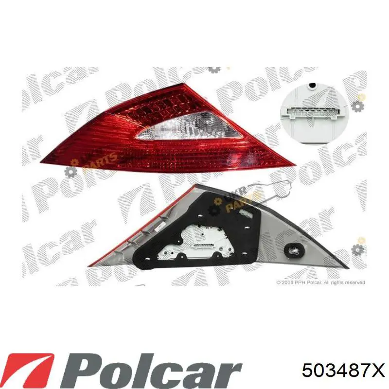 Lampa zespolona tylna lewa do Mercedes CLS  C219