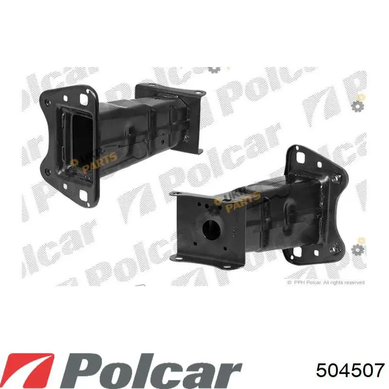 504507 Polcar Zderzak przedni