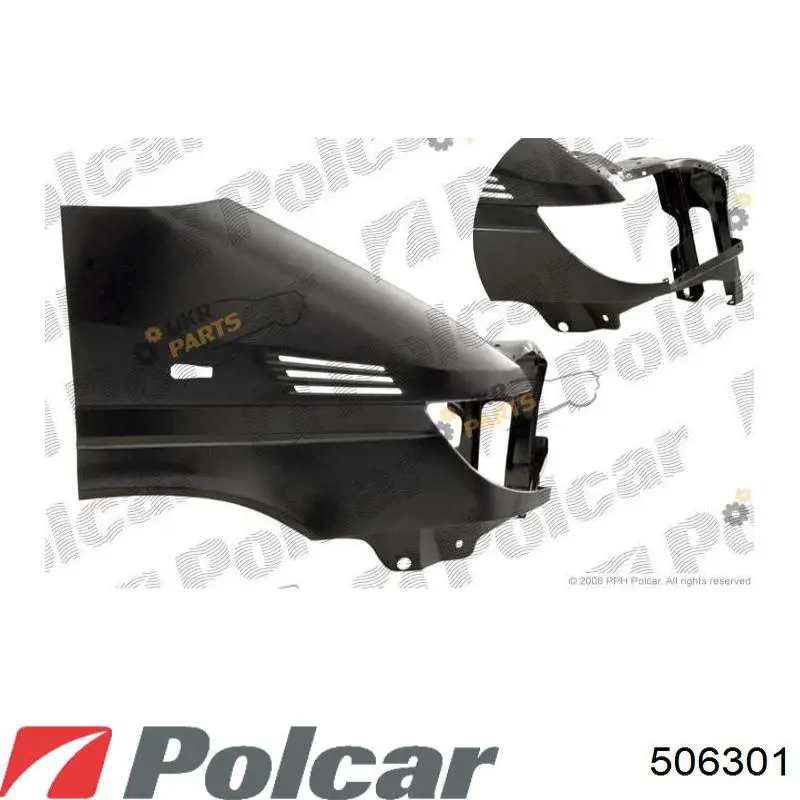 Do koszyka PBZ10028AL Signeda Błotnik przedni lewy