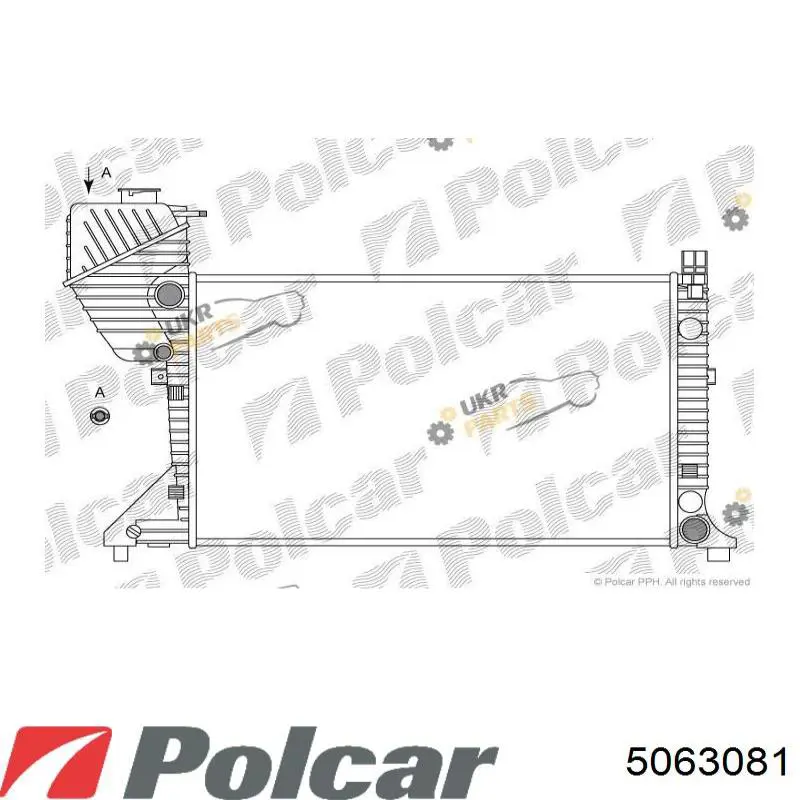 Do koszyka 5063081 Polcar Chłodnica silnika