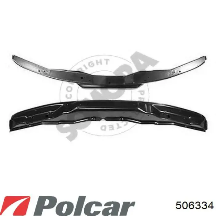 506334 Polcar Wzmocnienie zderzaka przedniego