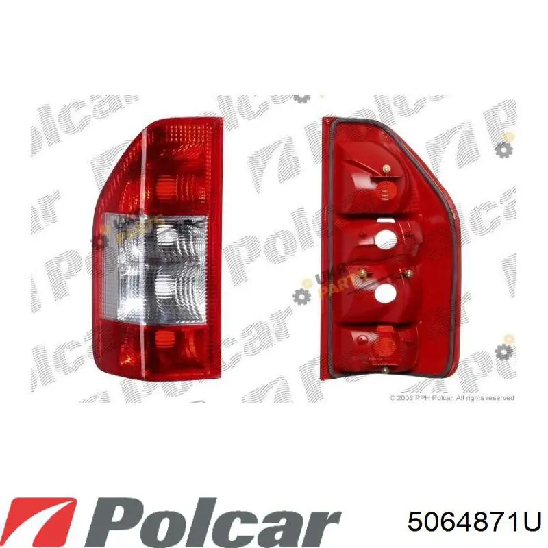 Do koszyka A0008200877 Mercedes Lampa zespolona tylna lewa