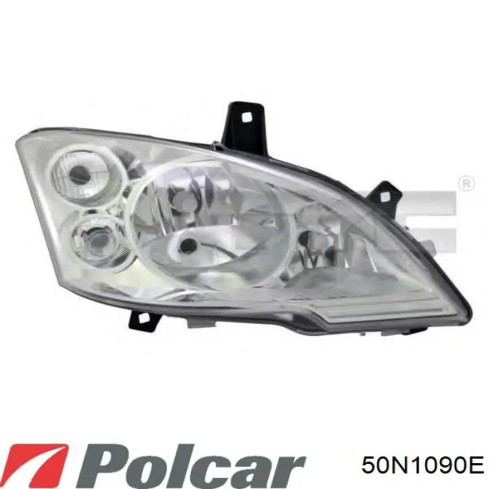 Do koszyka 6398201861 Mercedes Reflektor lewy
