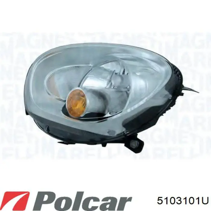 Reflektor prawy 5103101U Polcar