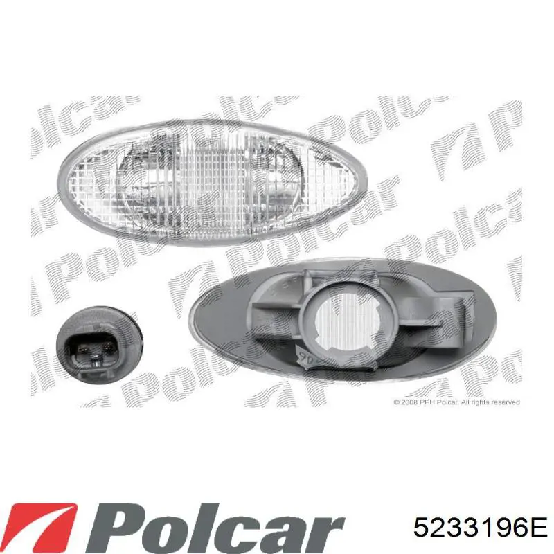 Do koszyka Powtarzacz kierunkowskazu na błotniku Mitsubishi Lancer IX CSA