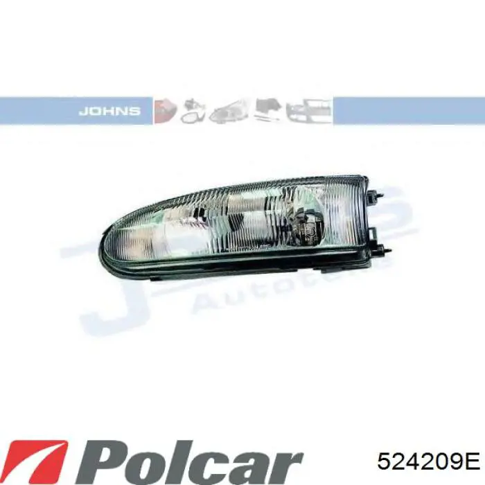 Reflektor lewy 8301B651 Mitsubishi