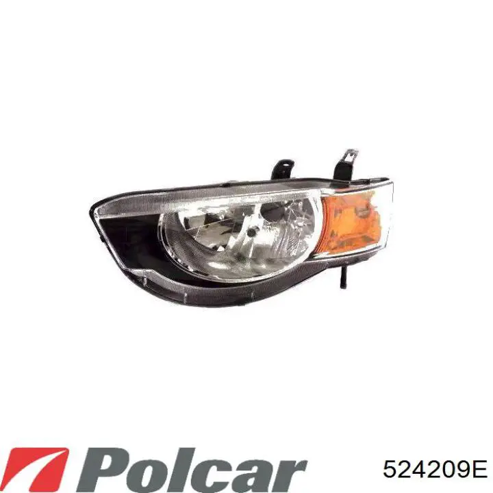 Do koszyka 8301B651 Mitsubishi Reflektor lewy