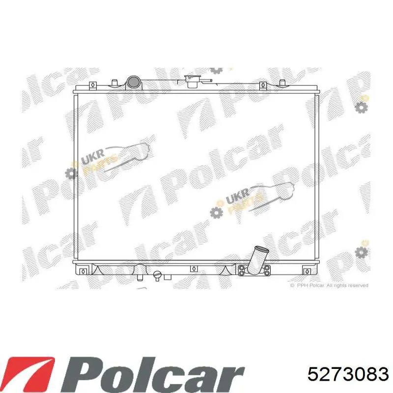 Chłodnica silnika 5273083 Polcar