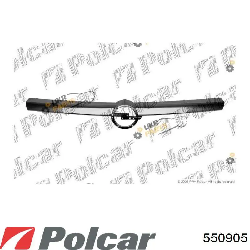 Atrapa chłodnicy Polcar 550905 cena, od 71,61 USD