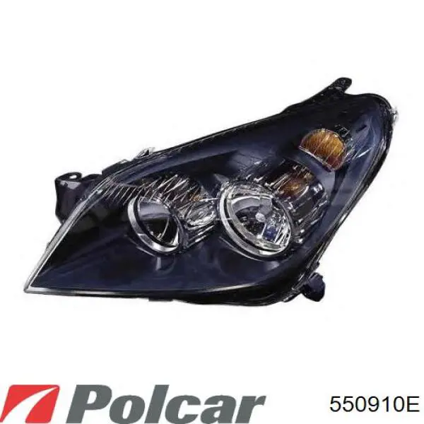 Reflektor prawy 550910E Polcar