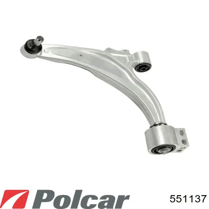 Do koszyka 551137 Polcar Wahacz zawieszenia przedniego dolny lewy