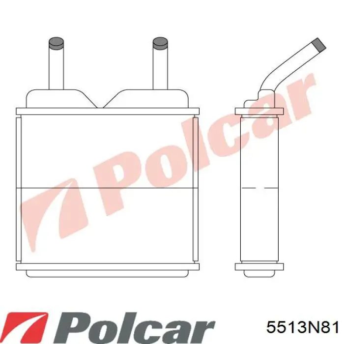 Do koszyka Chłodnica nagrzewnicy (ogrzewacza) Opel Ascona C 84, 89