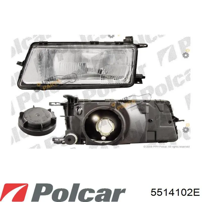 Do koszyka Reflektor prawy Opel Vectra A 86, 87