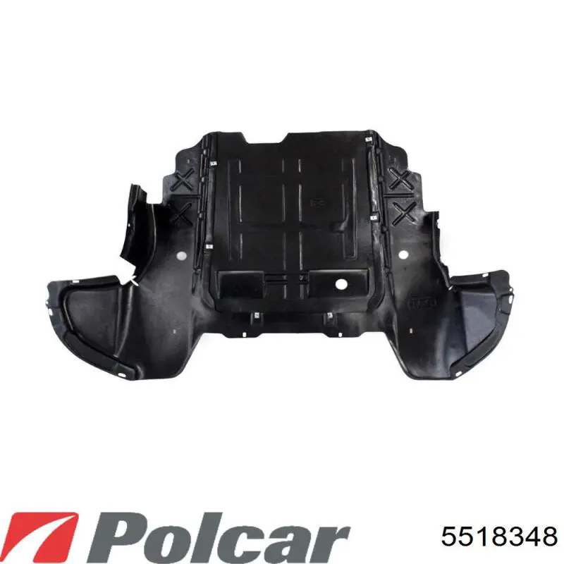 Osłona silnika, miski (przedziału silnika) Polcar 5518347Q cena, od 73,19 USD
