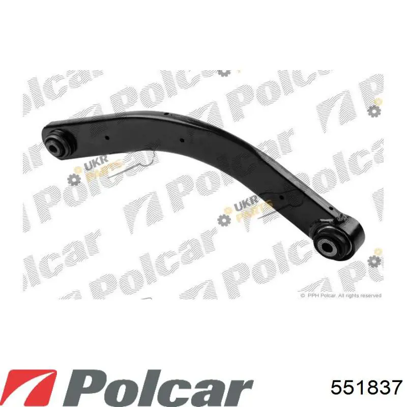 551837 Polcar Wahacz zawieszenia przedniego dolny lewy