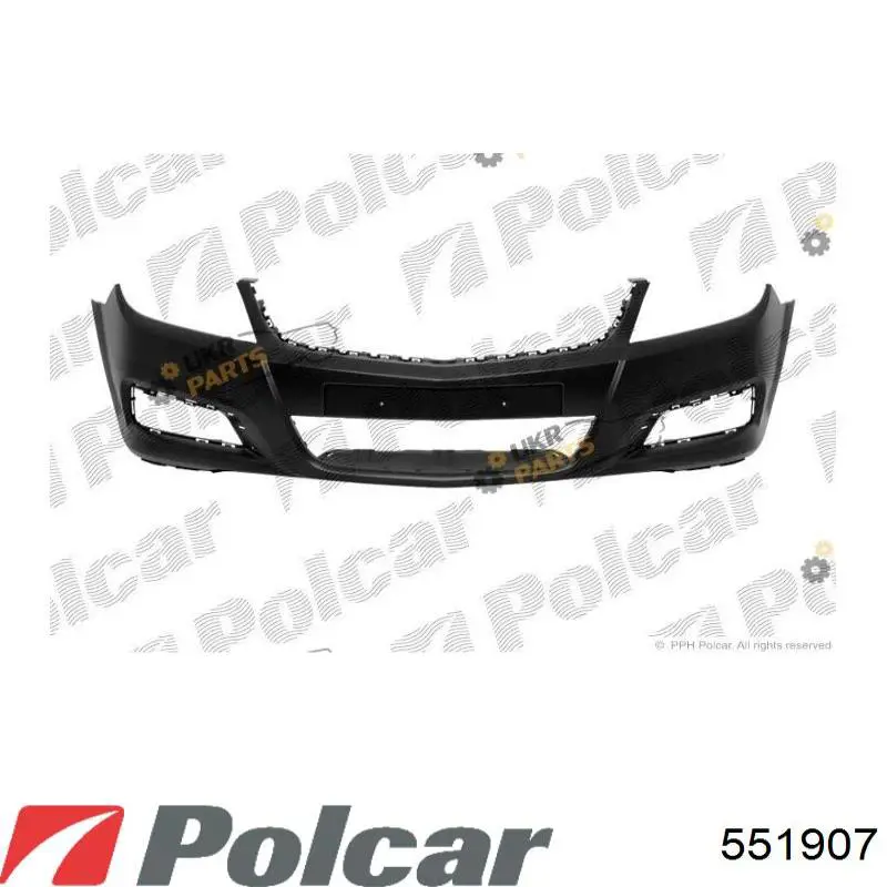 551907 Polcar Zderzak przedni