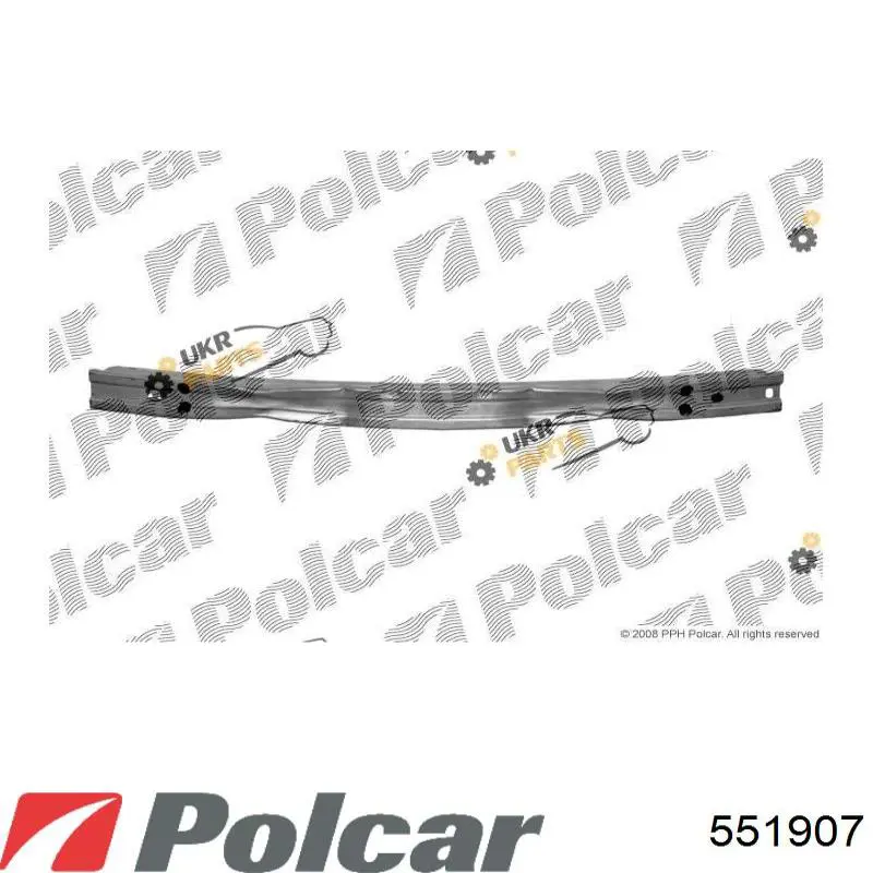 Do koszyka 1400347 General Motors Zderzak przedni