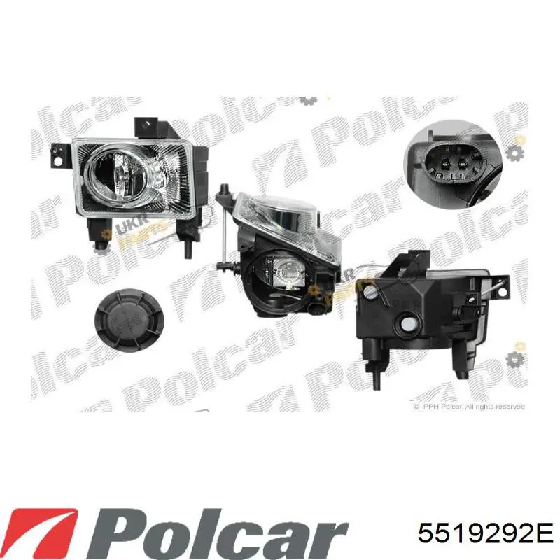 Do koszyka 1710362 General Motors Lampa przeciwmgielna lewa