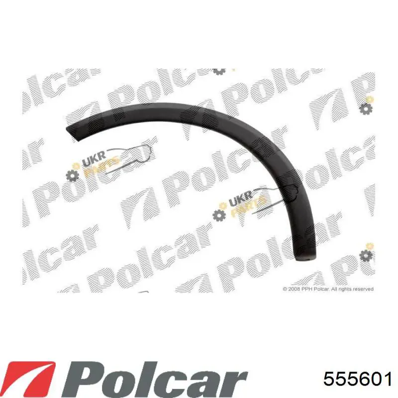 555601 Polcar Błotnik przedni lewy