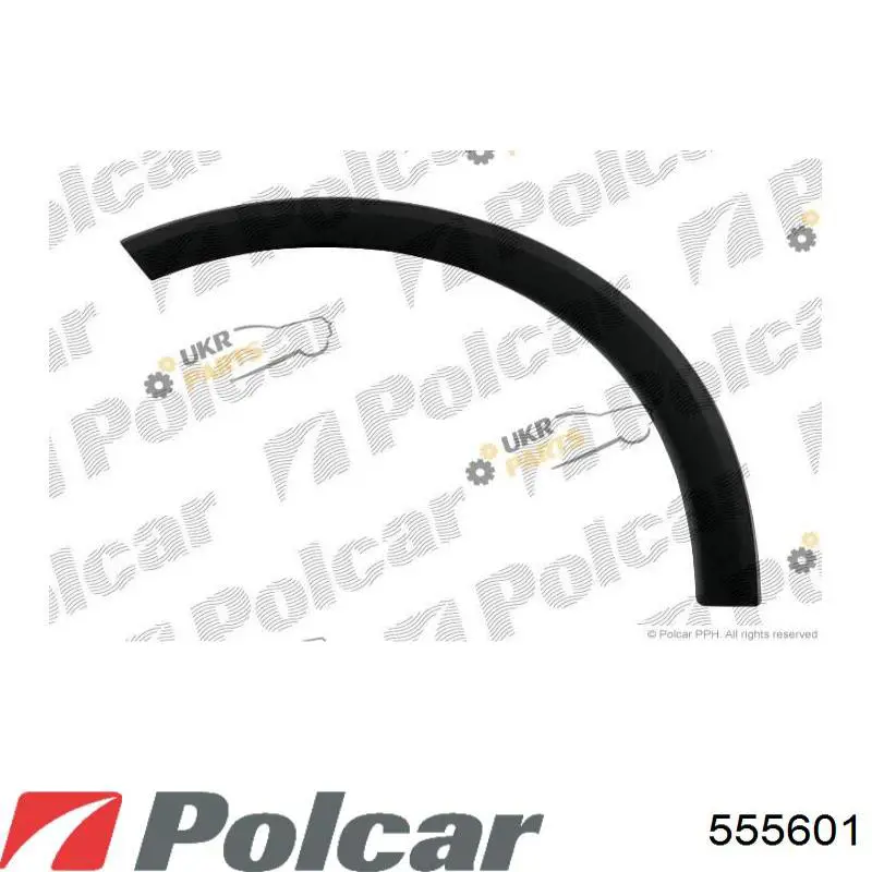 Błotnik przedni lewy Polcar 555601 cena, od 82,64 USD
