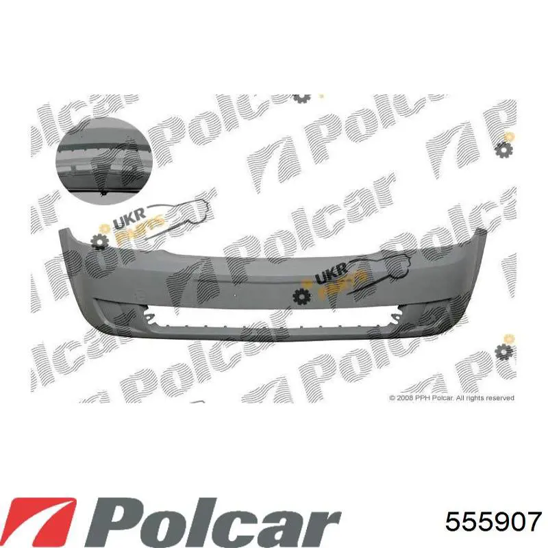 Do koszyka 1400290 General Motors Zderzak przedni
