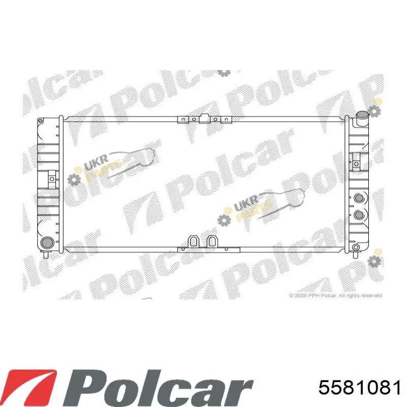 Do koszyka 5581081 Polcar Chłodnica silnika