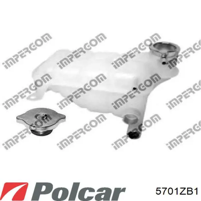 Zbiorniczek wyrównawczy układu chłodzenia 4431399 Fiat/Alfa/Lancia