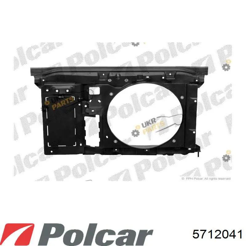 Dyfuzor chłodnicy Polcar 5712041R cena, od 59,31 USD