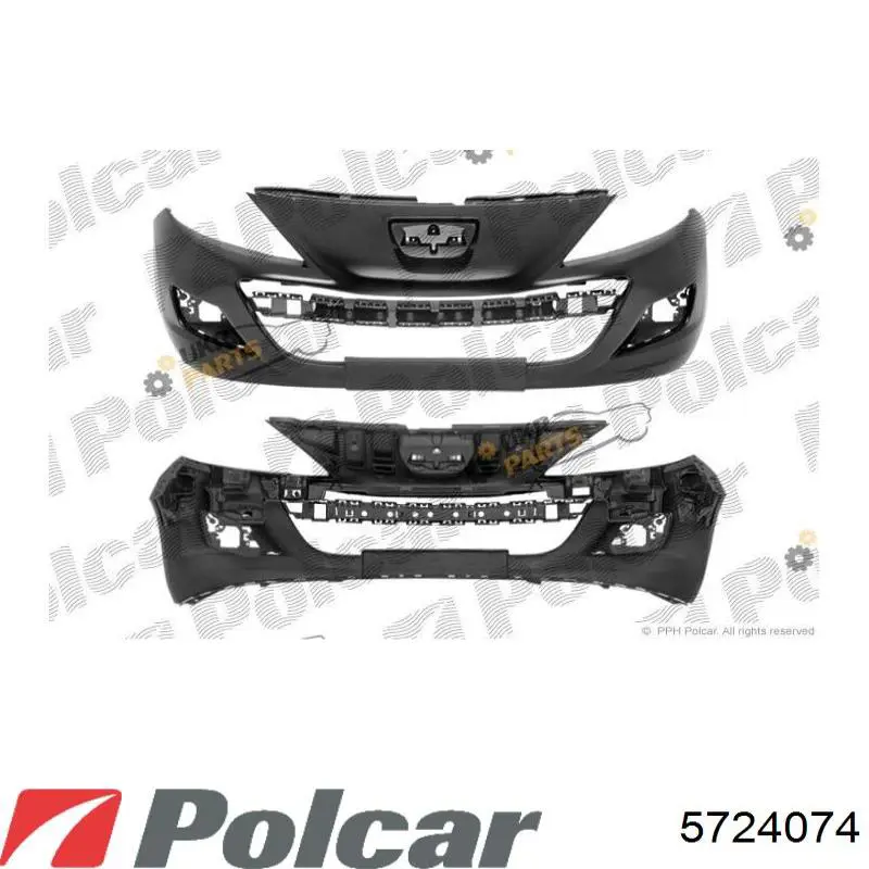 5724074 Polcar Zderzak przedni