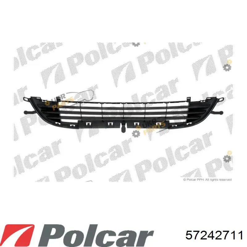 Kratka zderzaka przedniego środkowa Peugeot/Citroen 7422C3 cena, od 45,85 USD