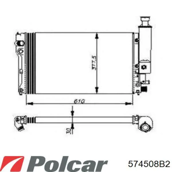 Chłodnica silnika Peugeot/Citroen 1300N6 cena, od 53,74 USD