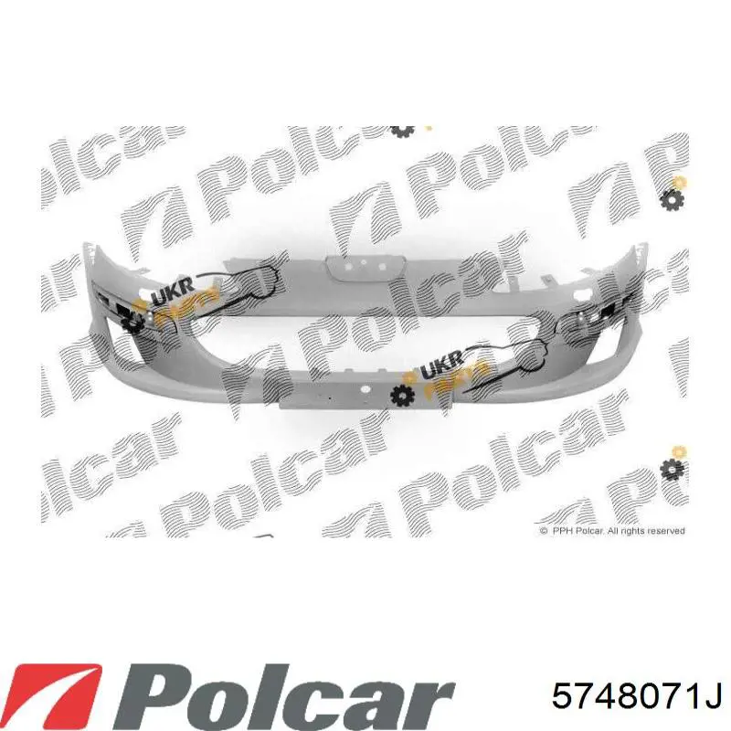 Do koszyka 7401RC Peugeot/Citroen Zderzak przedni