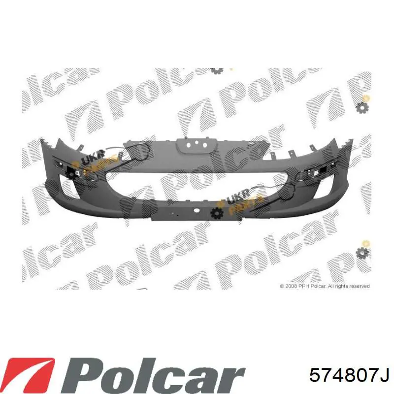 Do koszyka 00007401RA Peugeot/Citroen Zderzak przedni