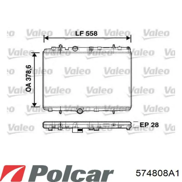 Chłodnica silnika Peugeot/Citroen 9681231580 cena, od 108,79 USD