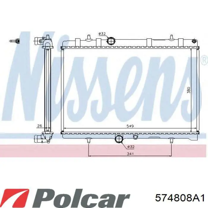Do koszyka BM1561 Magneti Marelli Chłodnica silnika