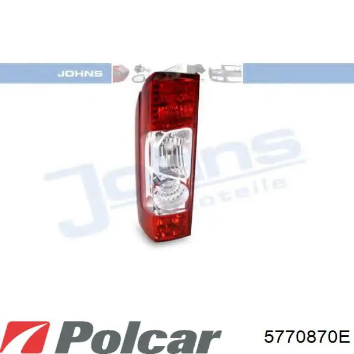 Lampa zespolona tylna lewa LLH582 Magneti Marelli