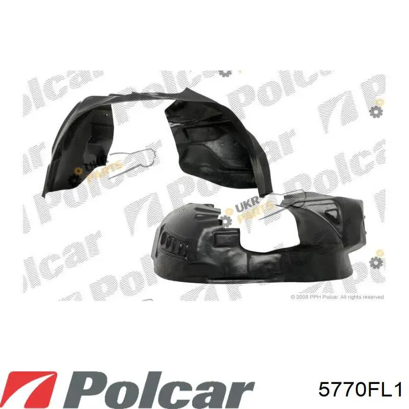 Nadkole błotnika przedniego lewe Peugeot/Citroen 1383794080 cena, od 28,43 USD