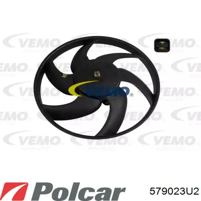 Wentylator elektryczny układu chłodzenia kompletny (silnik+wirnik) Polcar 579023U2 cena, od 59,76 USD