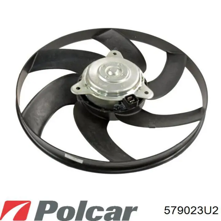 Do koszyka 579023U2 Polcar Wentylator elektryczny układu chłodzenia kompletny (silnik+wirnik)