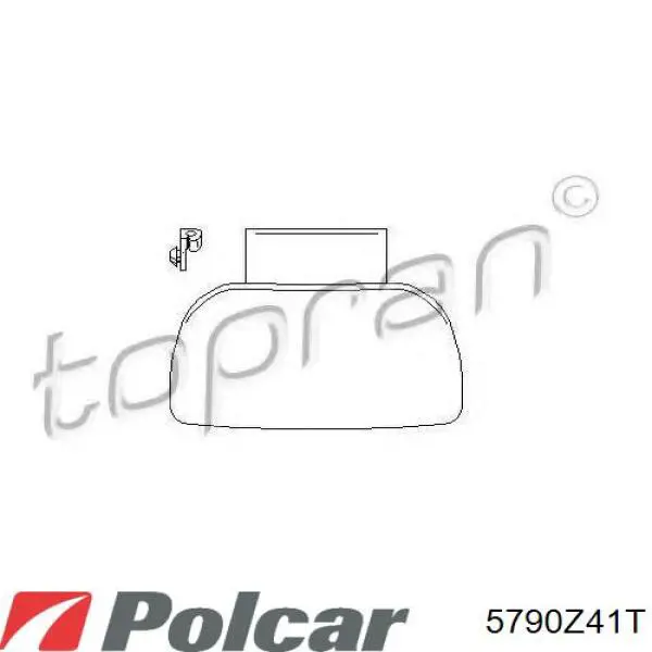 Klamka drzwi przednich zewnętrzna lewa Polcar 5790Z41T cena, od 16,45 USD
