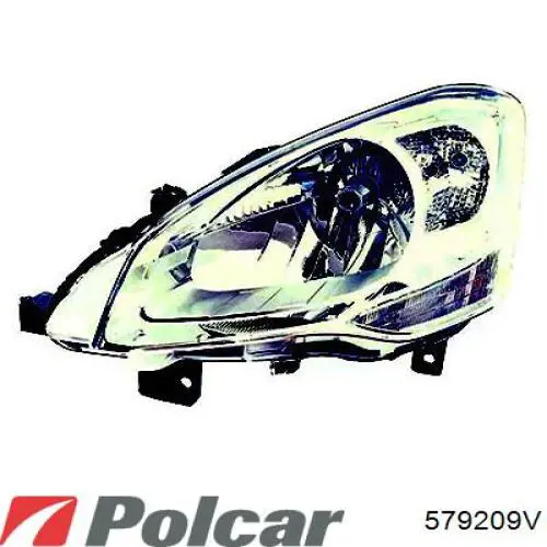 Reflektor lewy 20B810052B TYC
